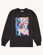 Sweat Organic World Noir Carbone en coton bio GOTS – OLOW