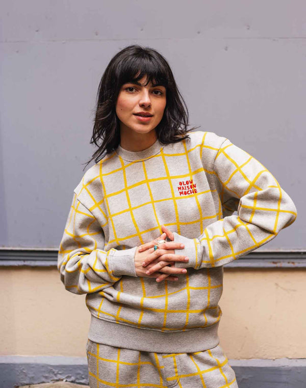 Sweat Pijou gris chiné