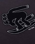 Sweat Point Break Noir Carbone en coton bio GOTS – OLOW