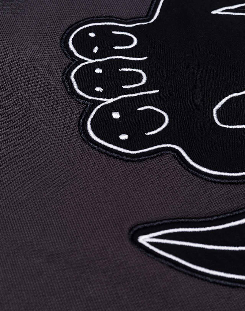Sweat Point Break Noir Carbone en coton bio GOTS – OLOW