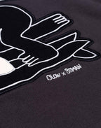 Sweat Point Break Noir Carbone en coton bio GOTS – OLOW