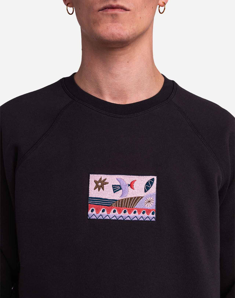Sweat Seascape noir carbone