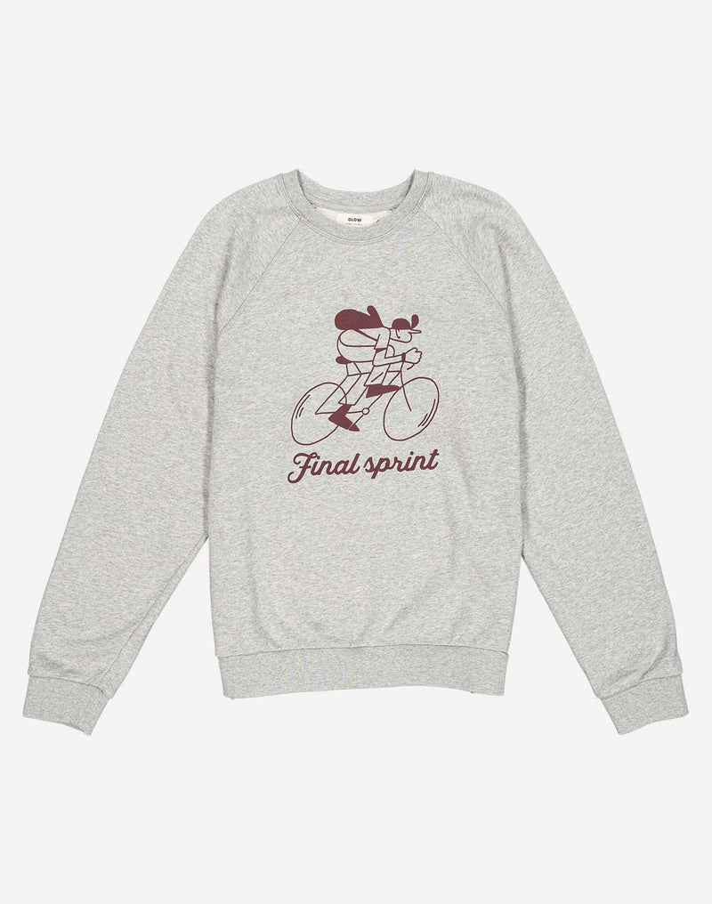 Sweat Sprint gris chiné