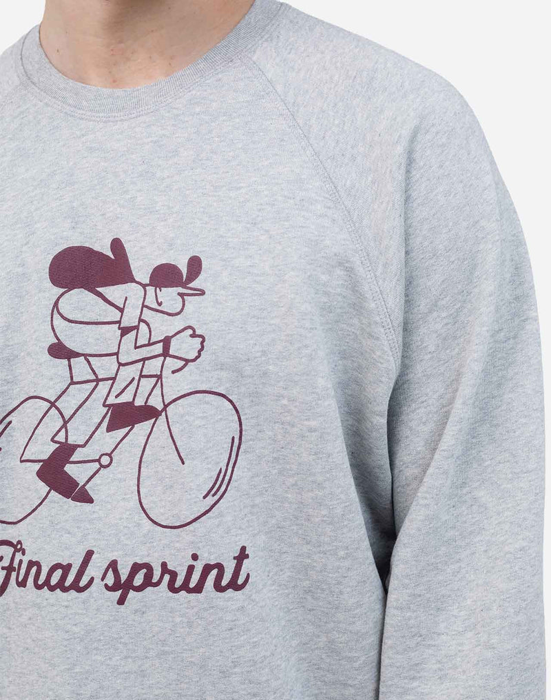Sweat Sprint gris chiné