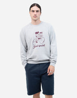Sweat Sprint gris chiné