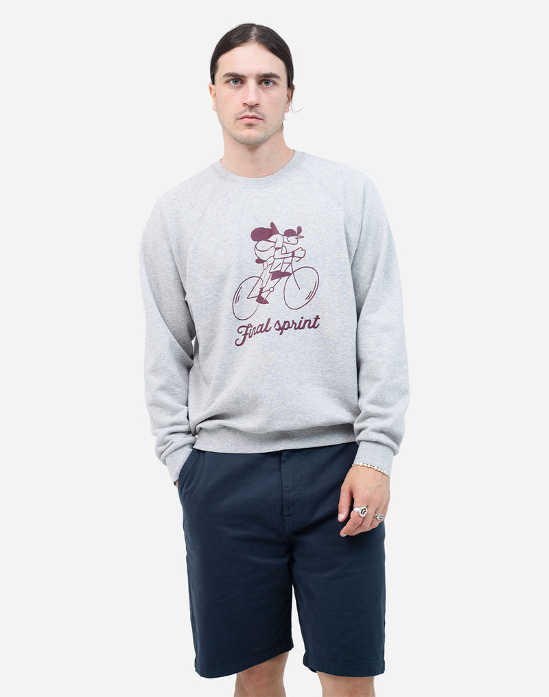Sweat Sprint gris chiné