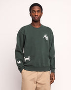 Sweat Wild Vert Mélèze en coton bio GOTS – OLOW