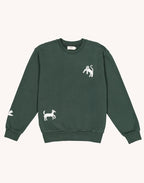 Sweat Wild Vert Mélèze en coton bio GOTS – OLOW