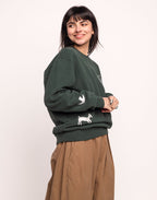 Sweat Wild Vert Mélèze en coton bio GOTS – OLOW