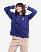 Sweat Zebu Glory bleu outremer