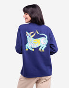 Sweat Zebu Glory bleu outremer