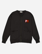Sweat zippé Kigo Kiss noir carbone