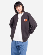 Sweat zippé Kigo Kiss noir carbone