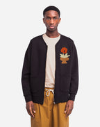Sweat zippé Kigo noir carbone