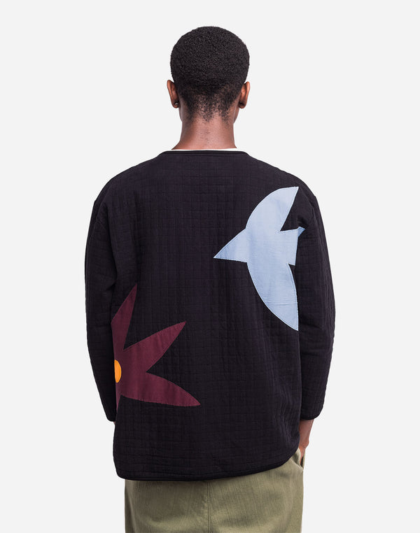 Sweat zippé Ostara noir carbone