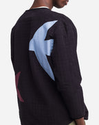 Sweat zippé Ostara noir carbone