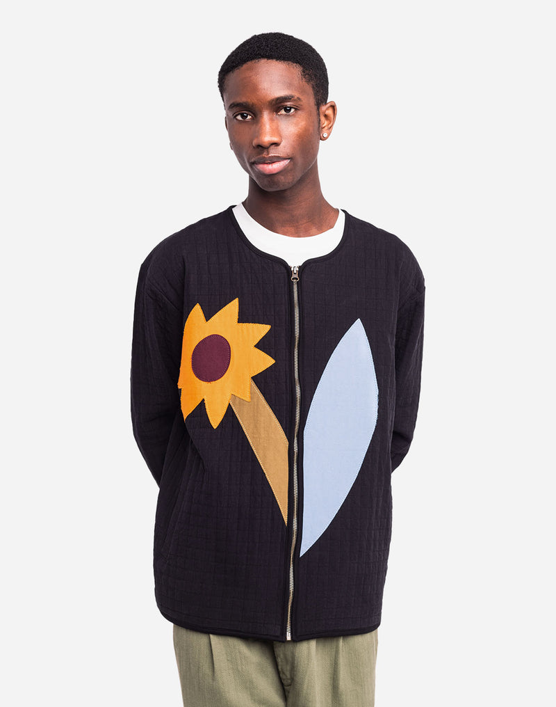Sweat zippé Ostara noir carbone