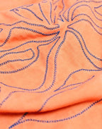 T-shirt ample Azurella mandarine