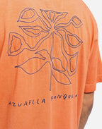T-shirt ample Azurella mandarine