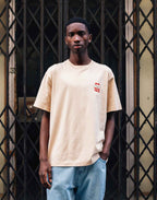T-shirt ample Bonjour crème