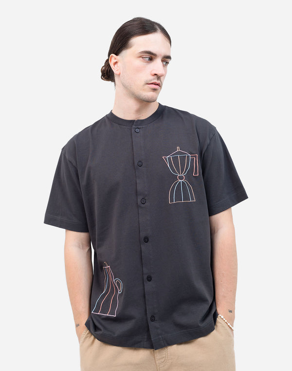 Tshirt ample Moka noir carbone