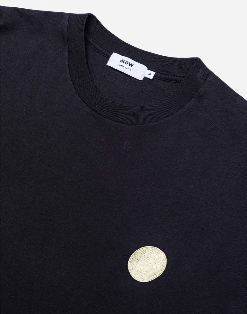 T-shirt ample Café de minuit noir carbone