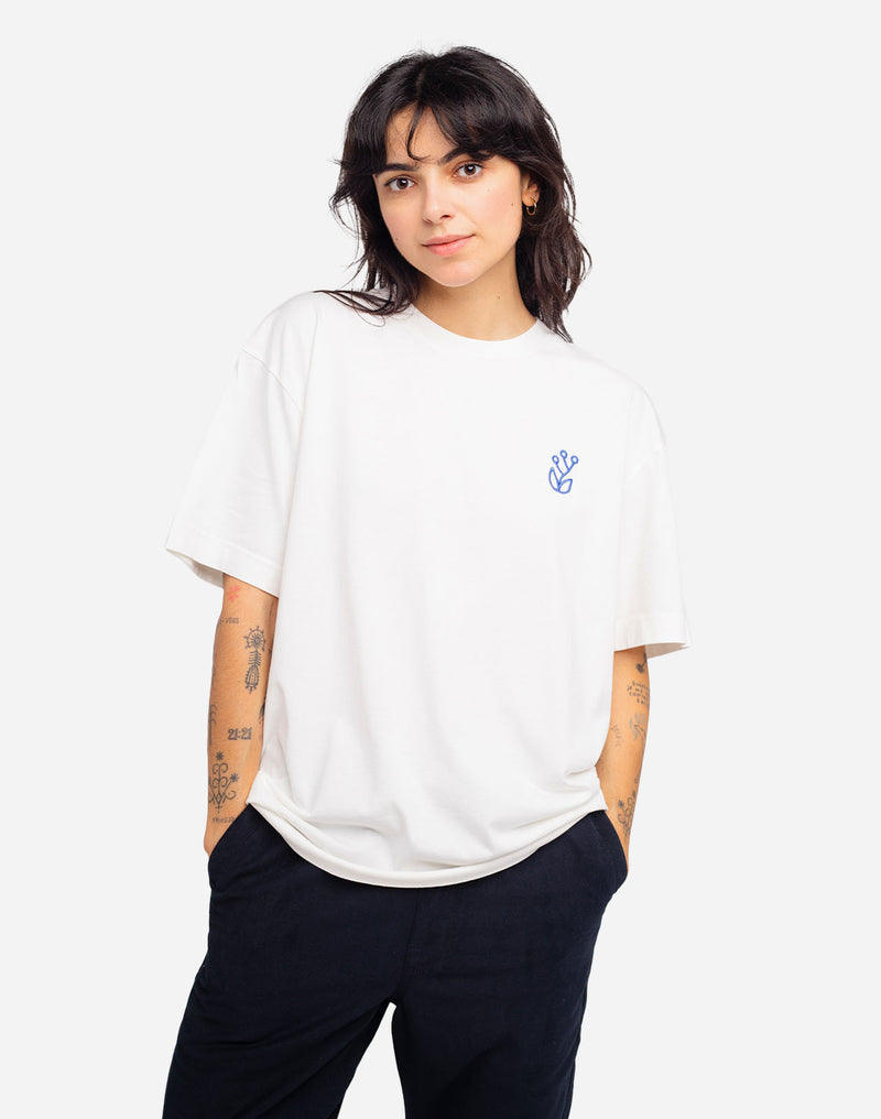 T-shirt ample Campana écru