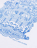 T-shirt ample Campana écru