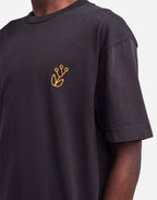T-shirt ample Campana noir carbone