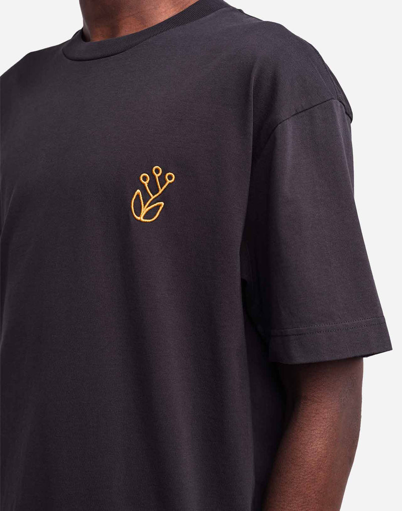 T-shirt ample Campana noir carbone