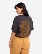 T-shirt ample Campana noir carbone