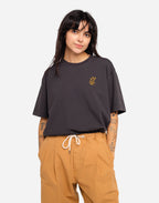 T-shirt ample Campana noir carbone