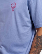 T-shirt ample Carmina bleu azur