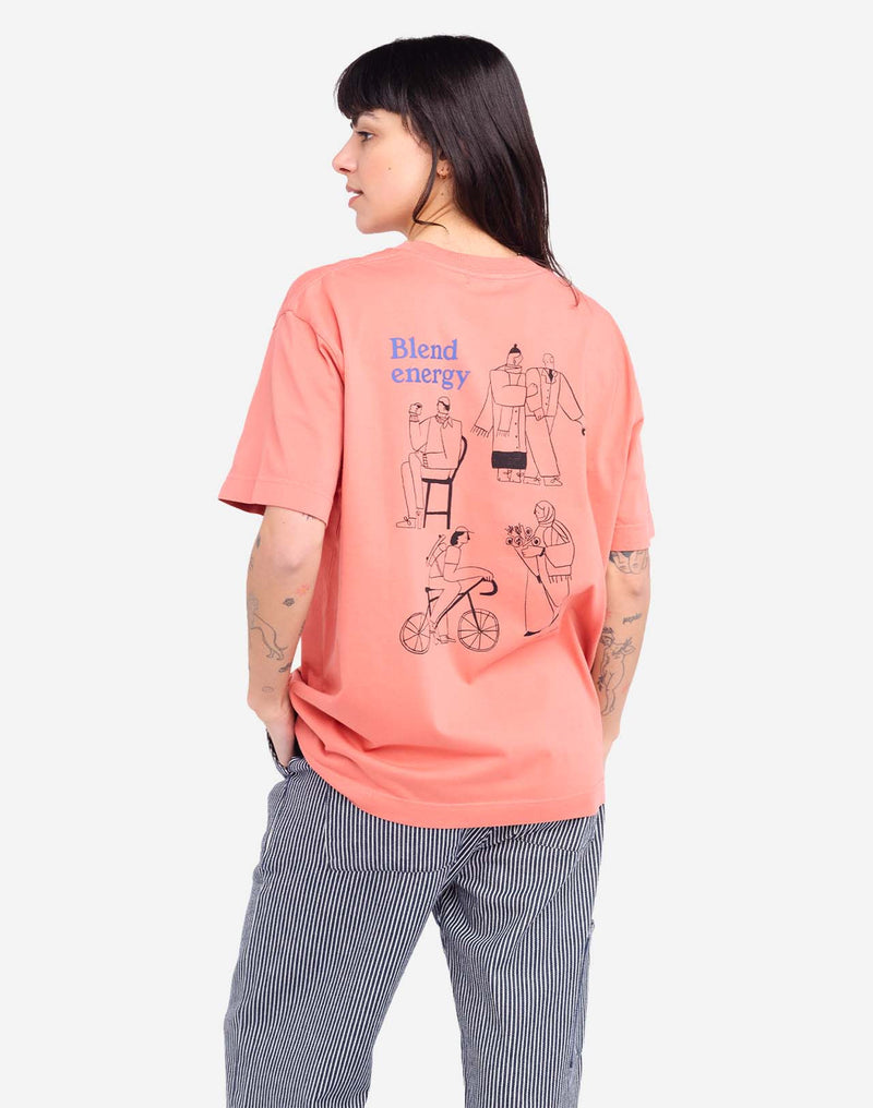 Tshirt ample Citizen rose minéral
