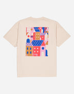 Tshirt ample City crème