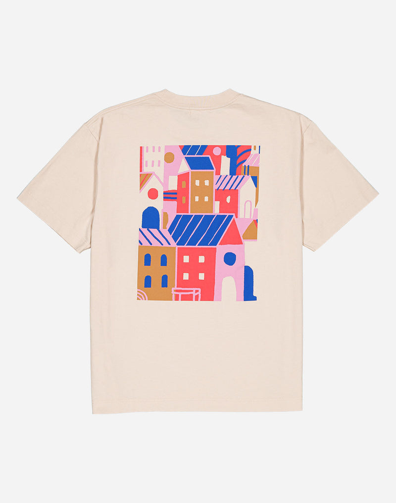Tshirt ample City crème