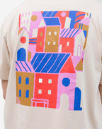 Tshirt ample City crème