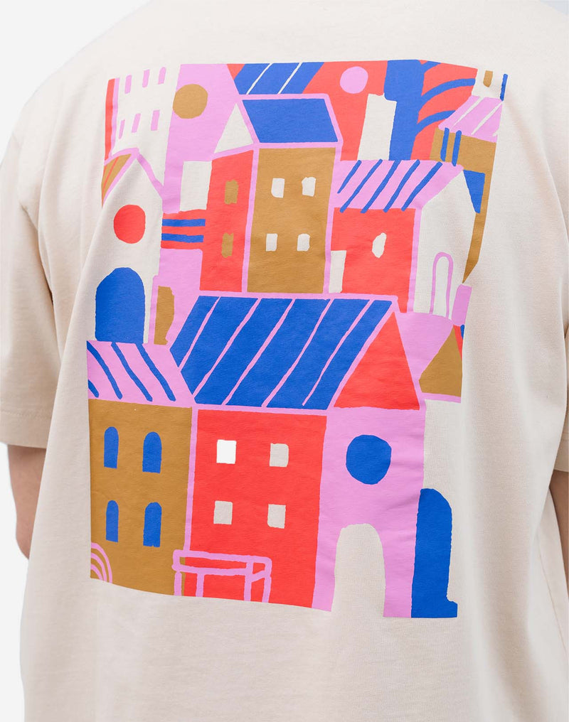 Tshirt ample City crème