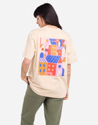 Tshirt ample City crème