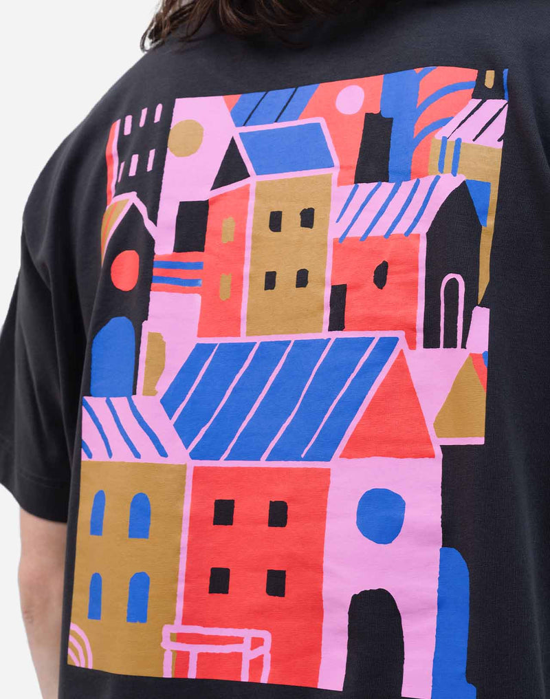 Tshirt ample City noir carbone
