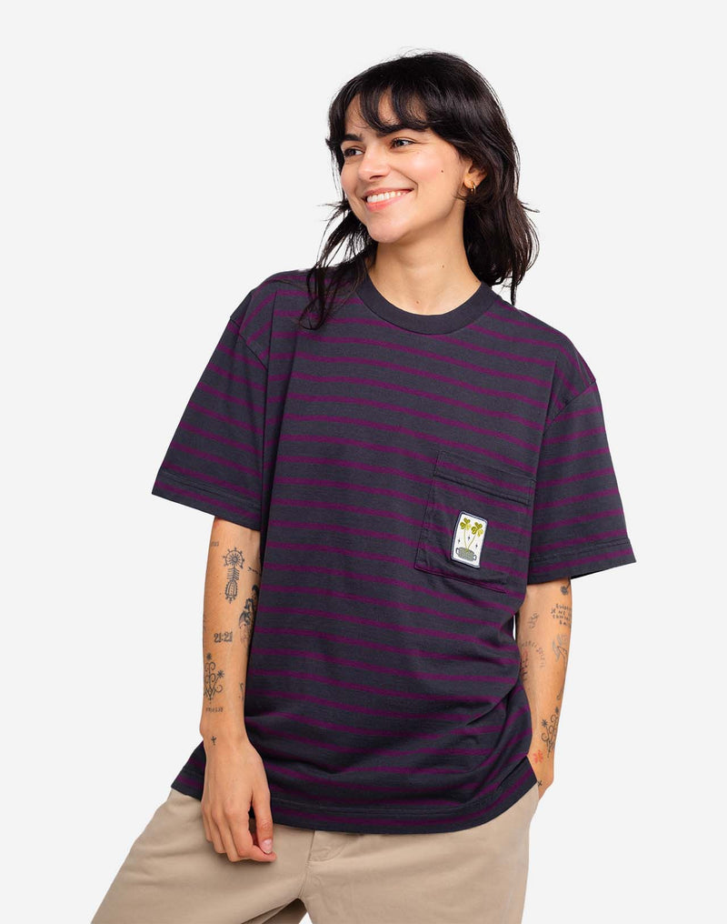 T-shirt ample Clover rayé