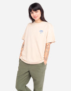 Tshirt ample Connection crème