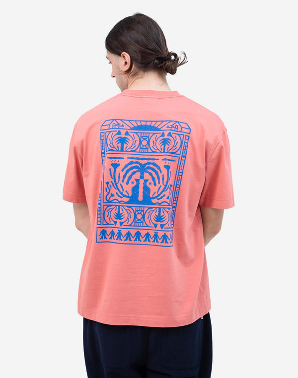 Tshirt ample Connection rose minéral