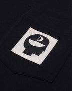 T-shirt ample Escape noir carbone