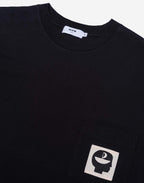 T-shirt ample Escape noir carbone