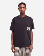 T-shirt ample Escape noir carbone
