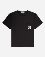 T-shirt ample Escape noir carbone