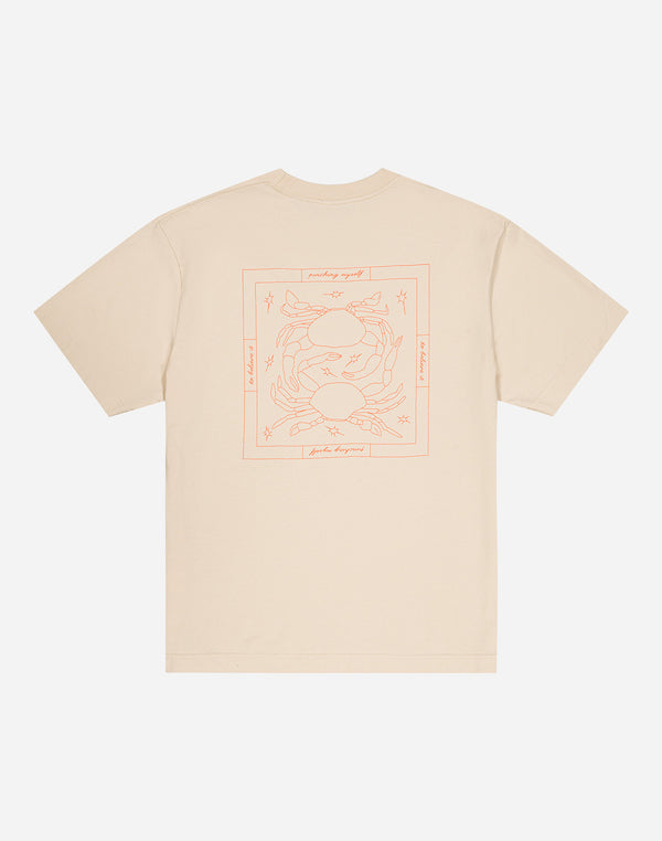 T-shirt ample Étrille crème