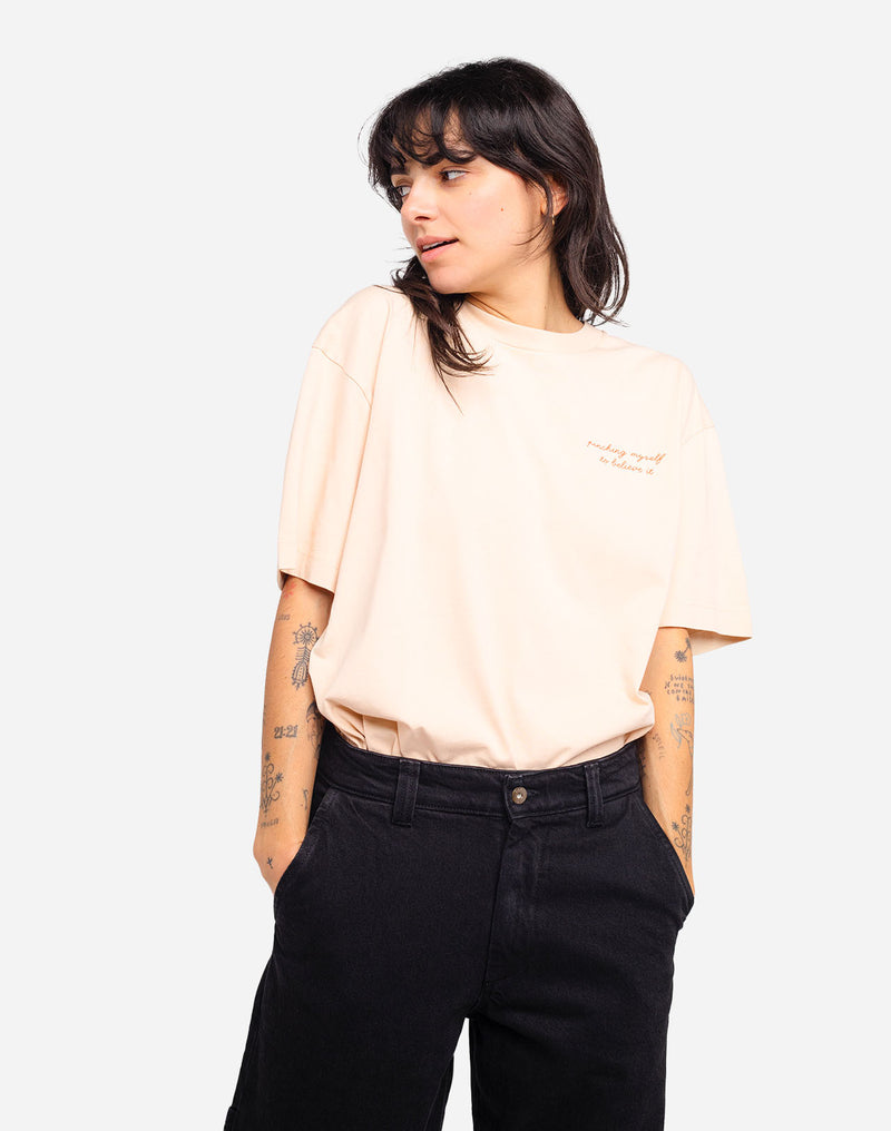 T-shirt ample Étrille crème