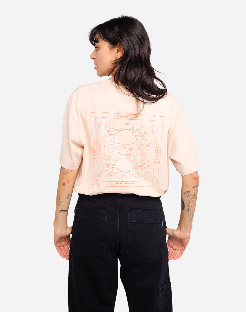 T-shirt ample Étrille crème